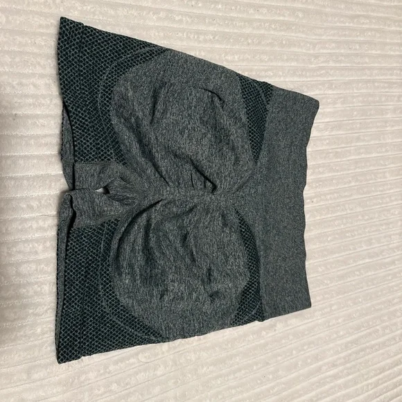 Stylish Women's Athletic Shorts in Dark Gray - Picture 2 of 2